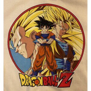 Youth XL Dragon Ball Z Light Beige Sweatshirt